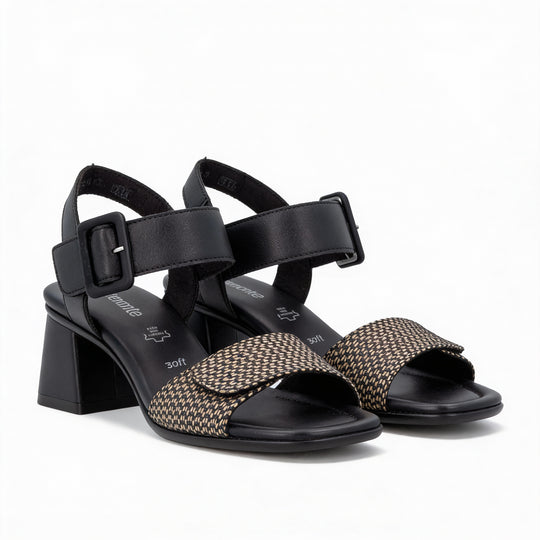Remonte D1K51 Womens Ankle Strap Sandals Black