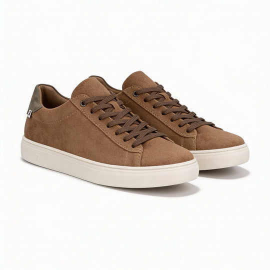 Rieker U0701 Mens Court Trainers Tan