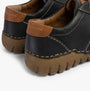 Josef Seibel FELICIA 02 Womens Shoes Ocean-Combi rear view showing leather upper and rubber sole details.