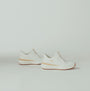 Kizik ATHENS 2.0 Womens Trainers Bright White side view showcasing lightweight design and smooth rubber sole.