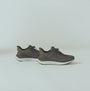 Kizik LONDON Mens Trainers Castlerock side view showing casual lace-up design in mesh with rubber sole.