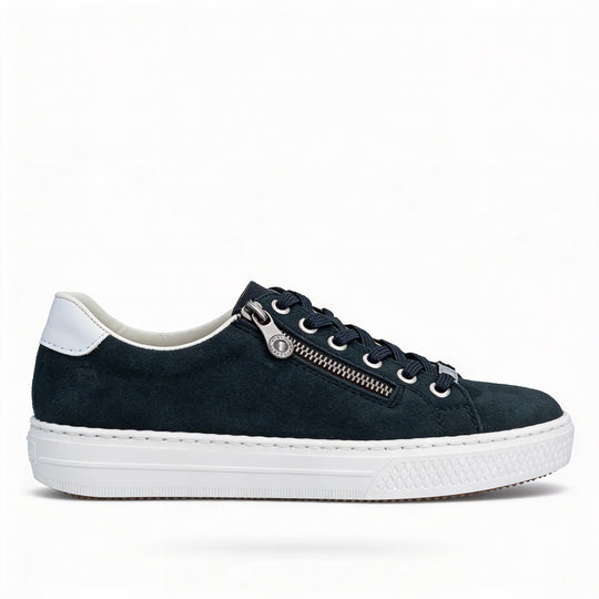 Rieker L59L1 Womens Casual Trainers Blue